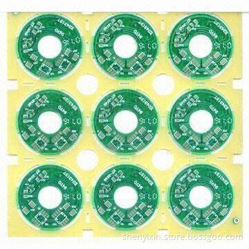 PCB, Made of CEM-1, 1.0mm Board/1oz Copper Thickness, OSP Surface Treatment, Green Oil